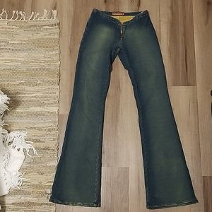 Brazilian low rise zip front jeans y2k